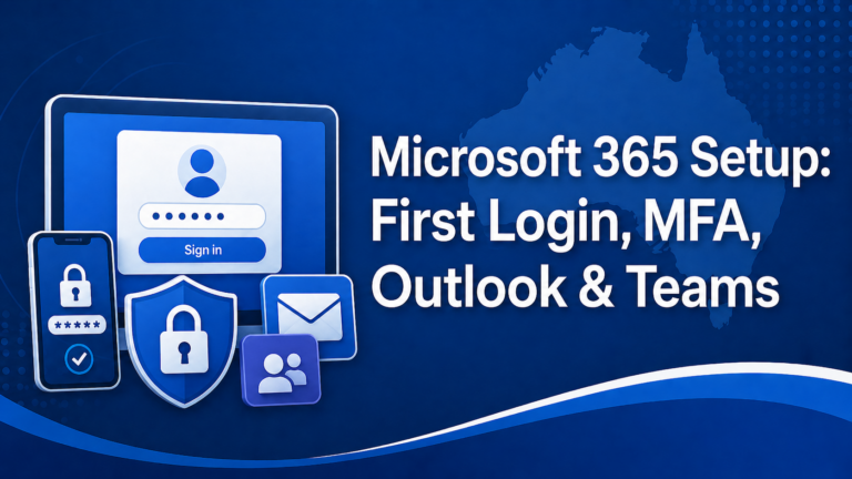 Microsoft 365 Setup: First Login, MFA, Outlook & Teams